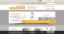 Desktop Screenshot of cocoricotienda.com
